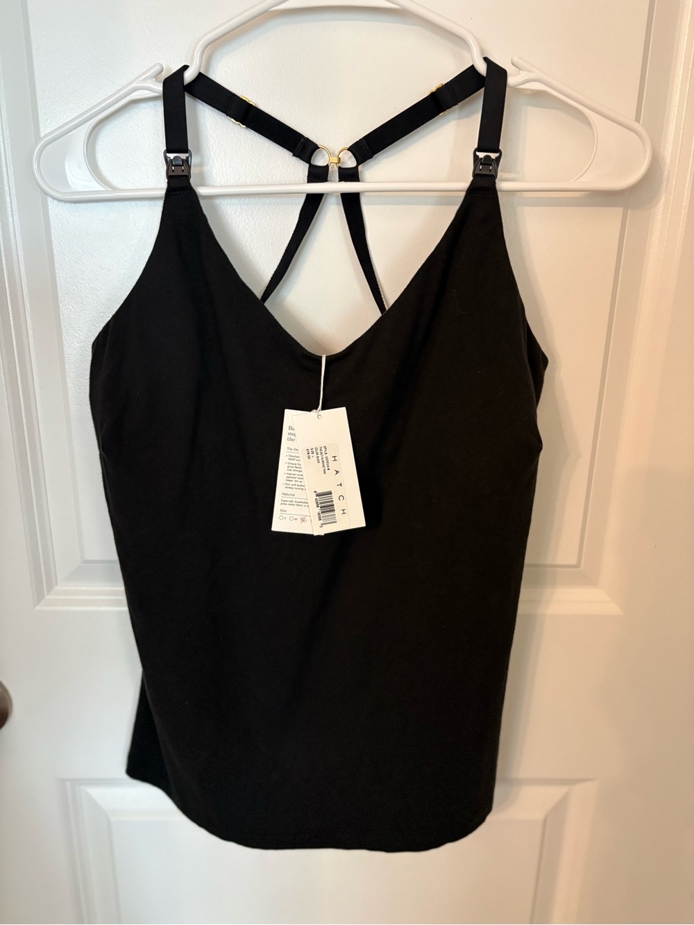 Hatch Black V-Neck Strappy Camisole